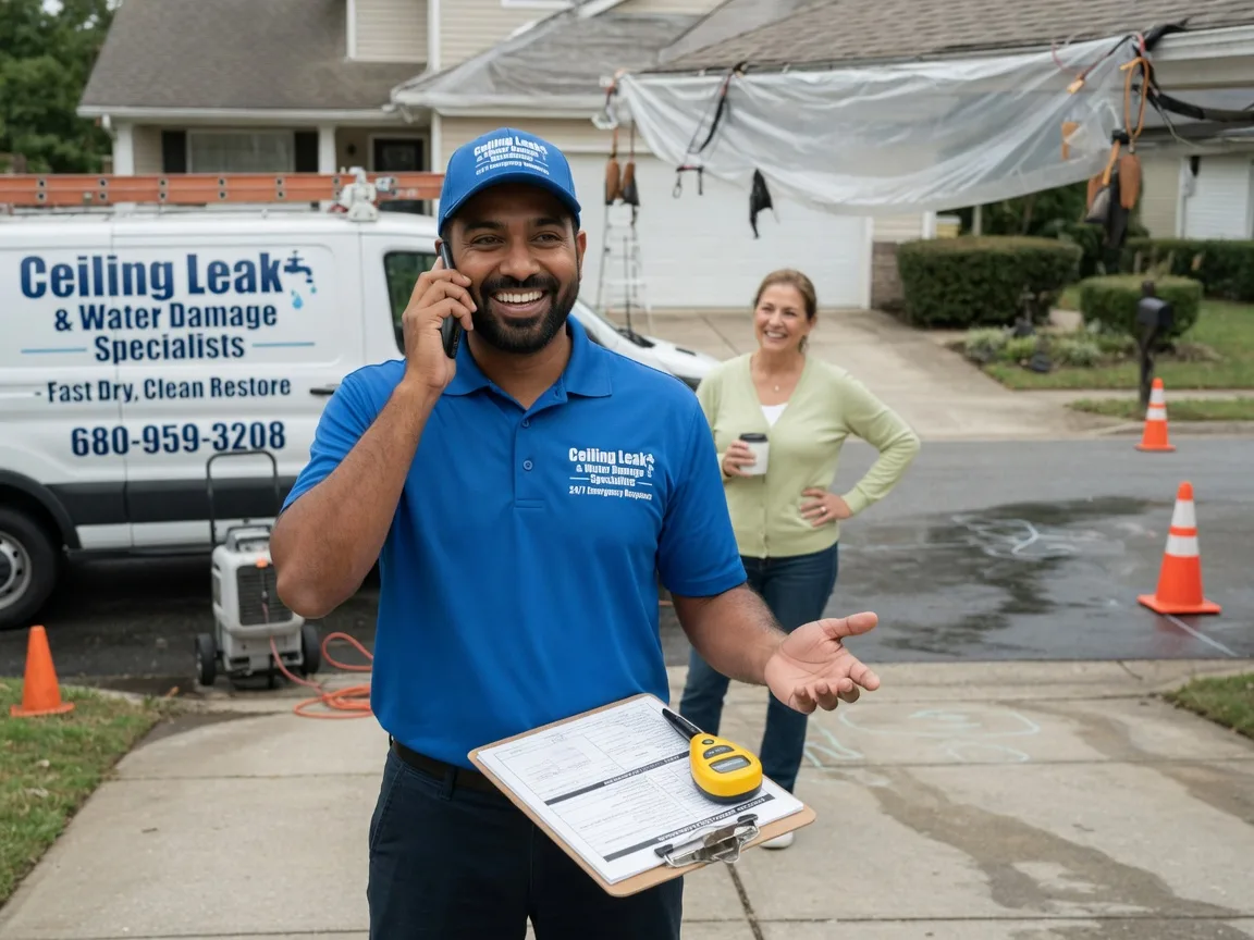 Ceiling Leak Cleanup Bendersville, PA FAQs